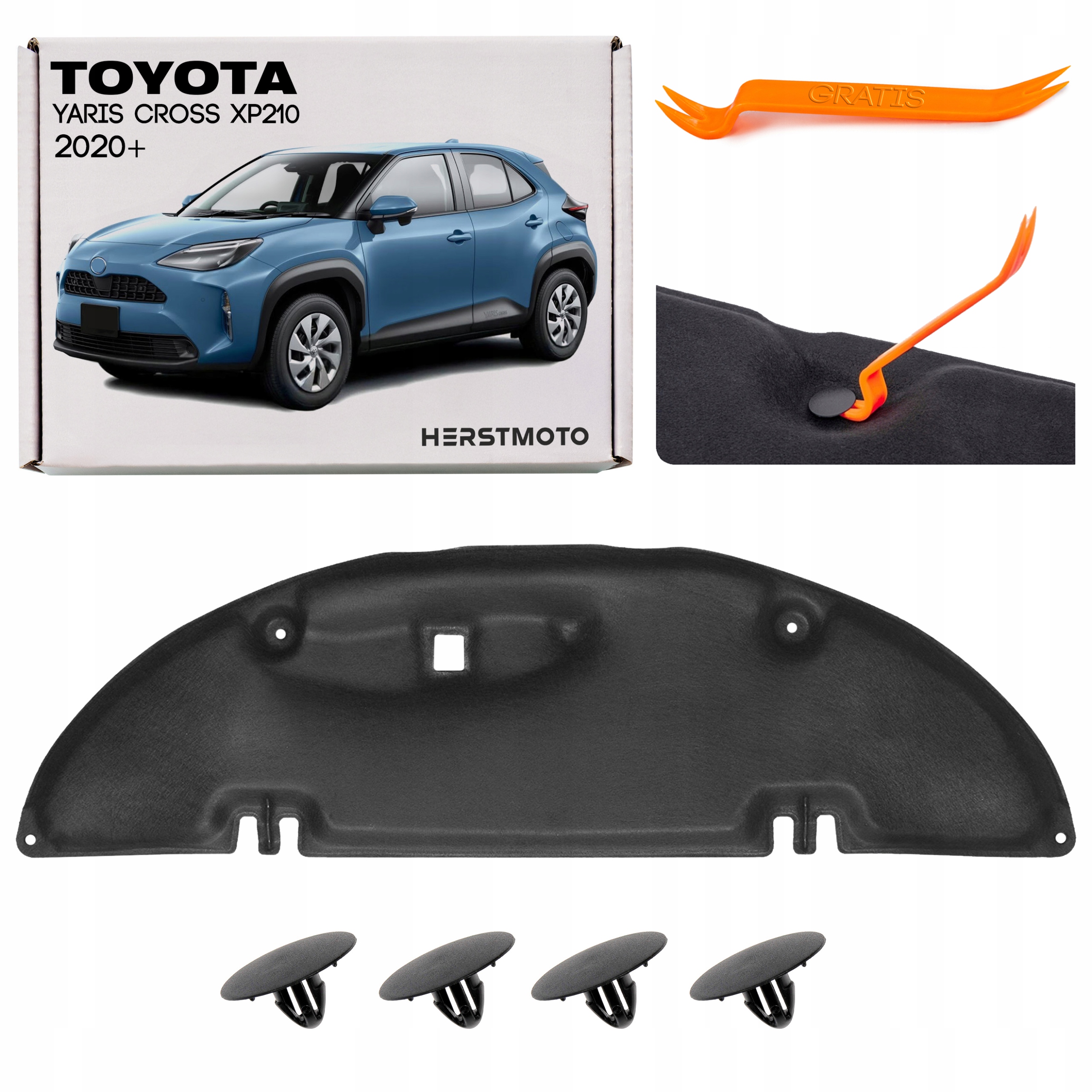 Wygłuszenie maski Toyota Yaris Cross OE 2021-