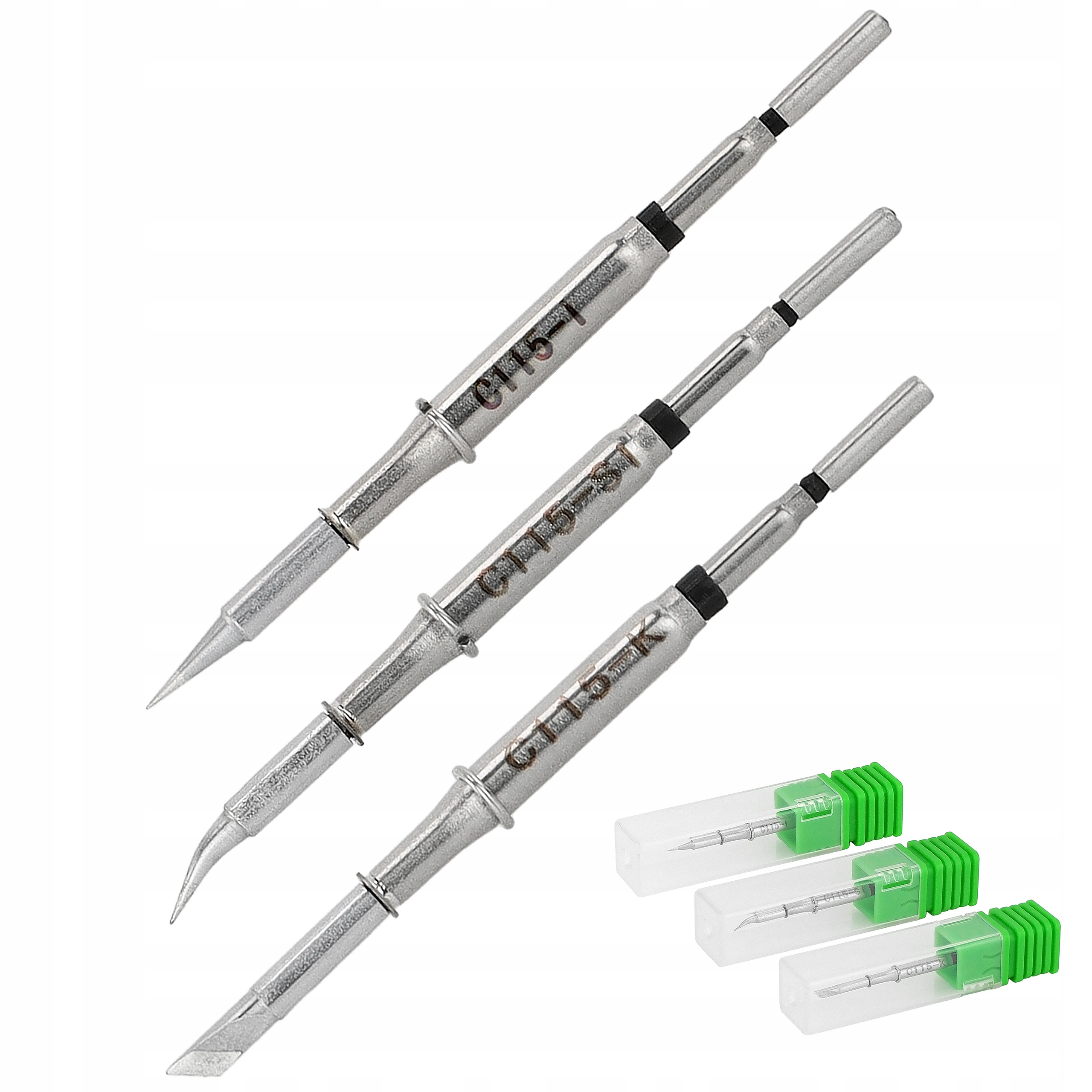 3x Grot Yihua C115-I C115-SI C115-K Pro Páječky Aixun Sugon Oss Team Bakon