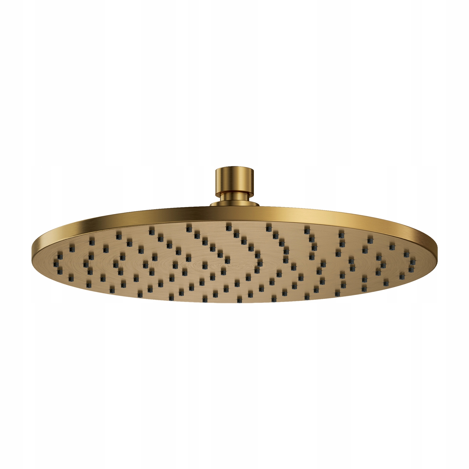 Mosadzná Dažďová Sprcha Slim Okrúhla 25 CM, Zlatá