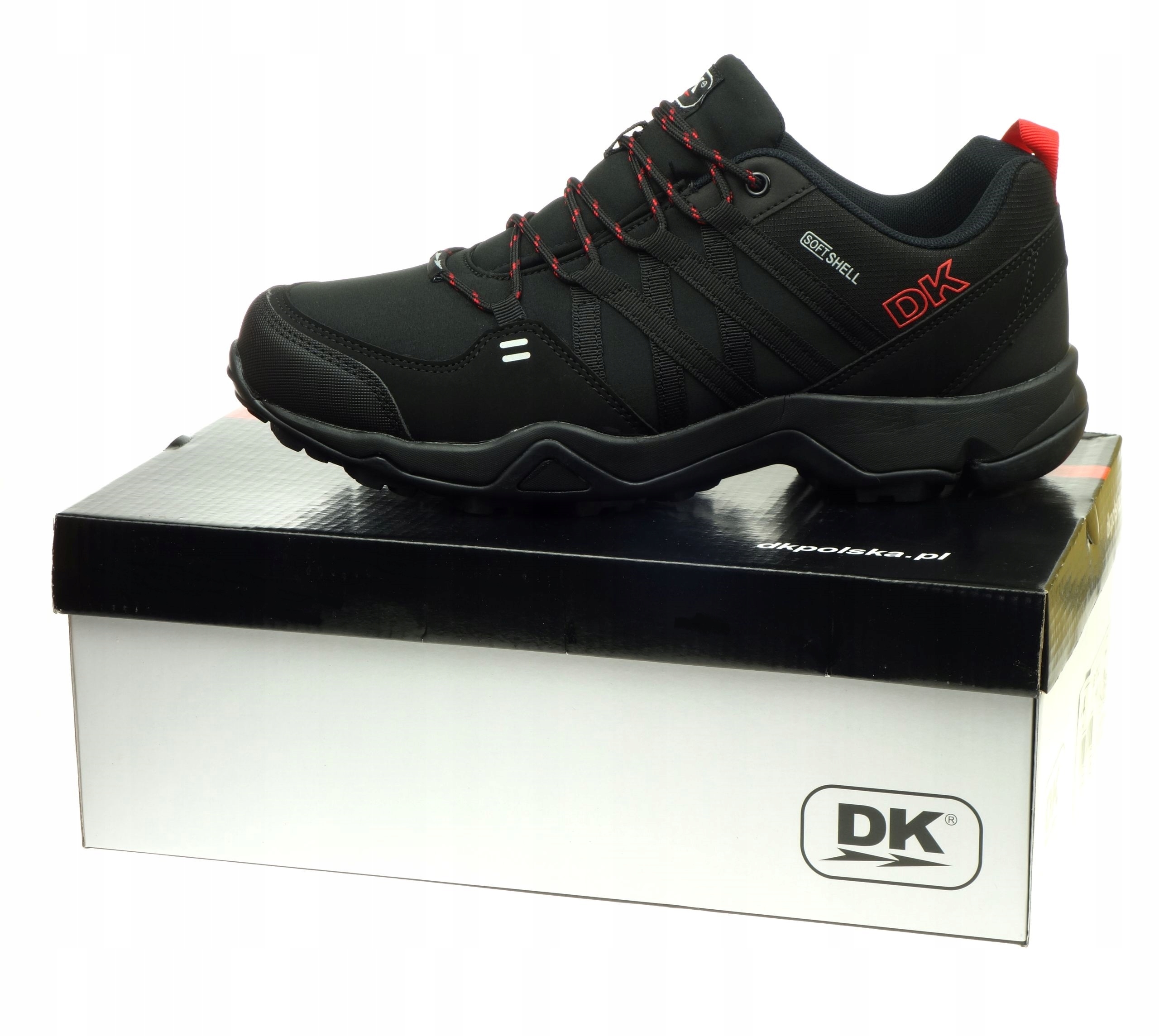 Buty Męskie Trekkingowe DK VB17282 SWAT SoftShell OUTDOOR Blk/Red 45 Kod producenta 17282R