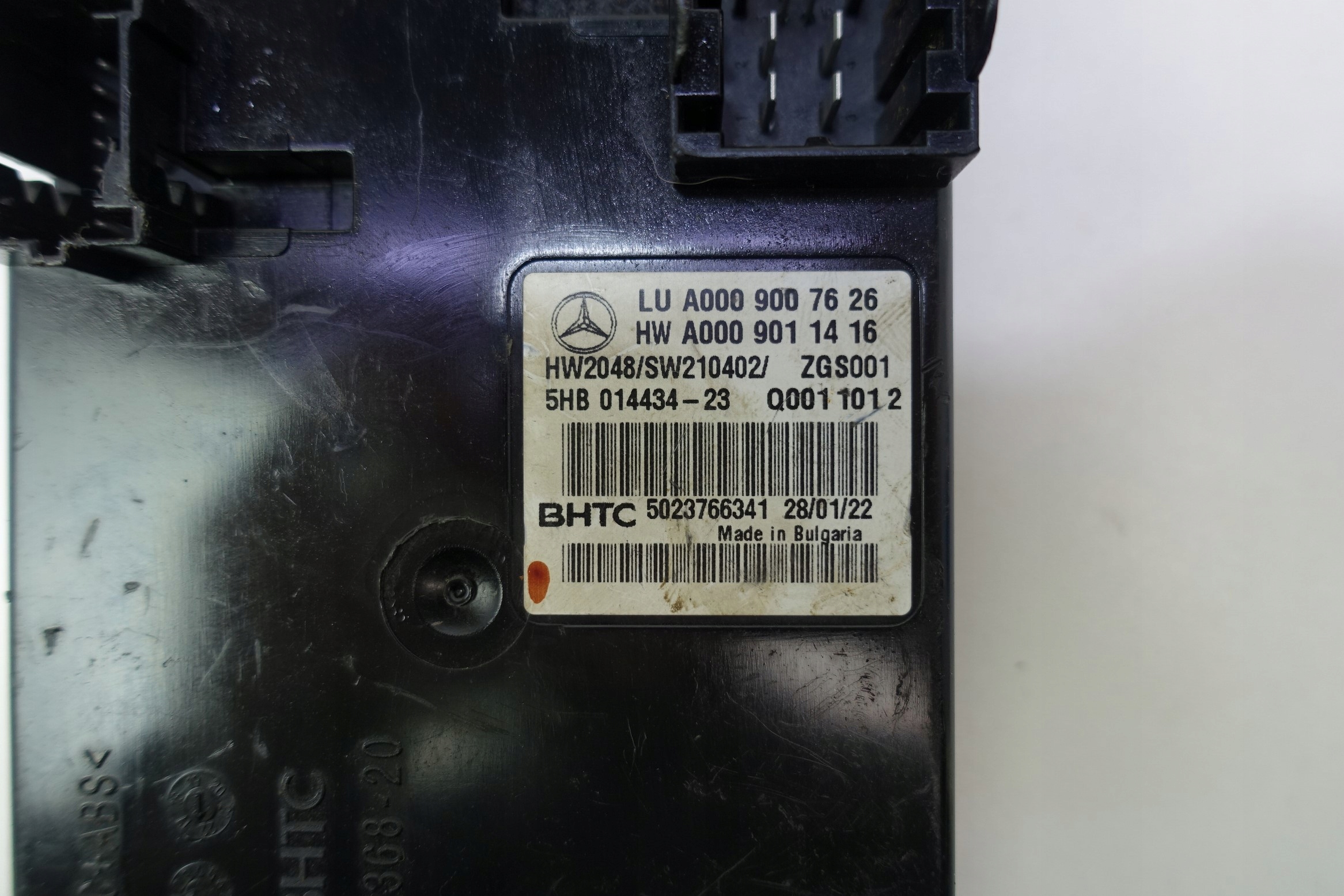 module control unit of the air conditioning MERCEDES GLS W166