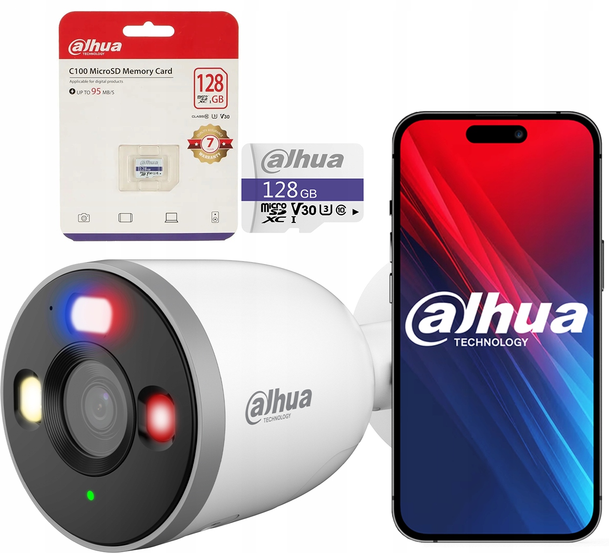 Kamera zewnętrzna WiFi Dahua F3D-PV 2K 3MPx Detekcja Aktywna Ochrona 128GB