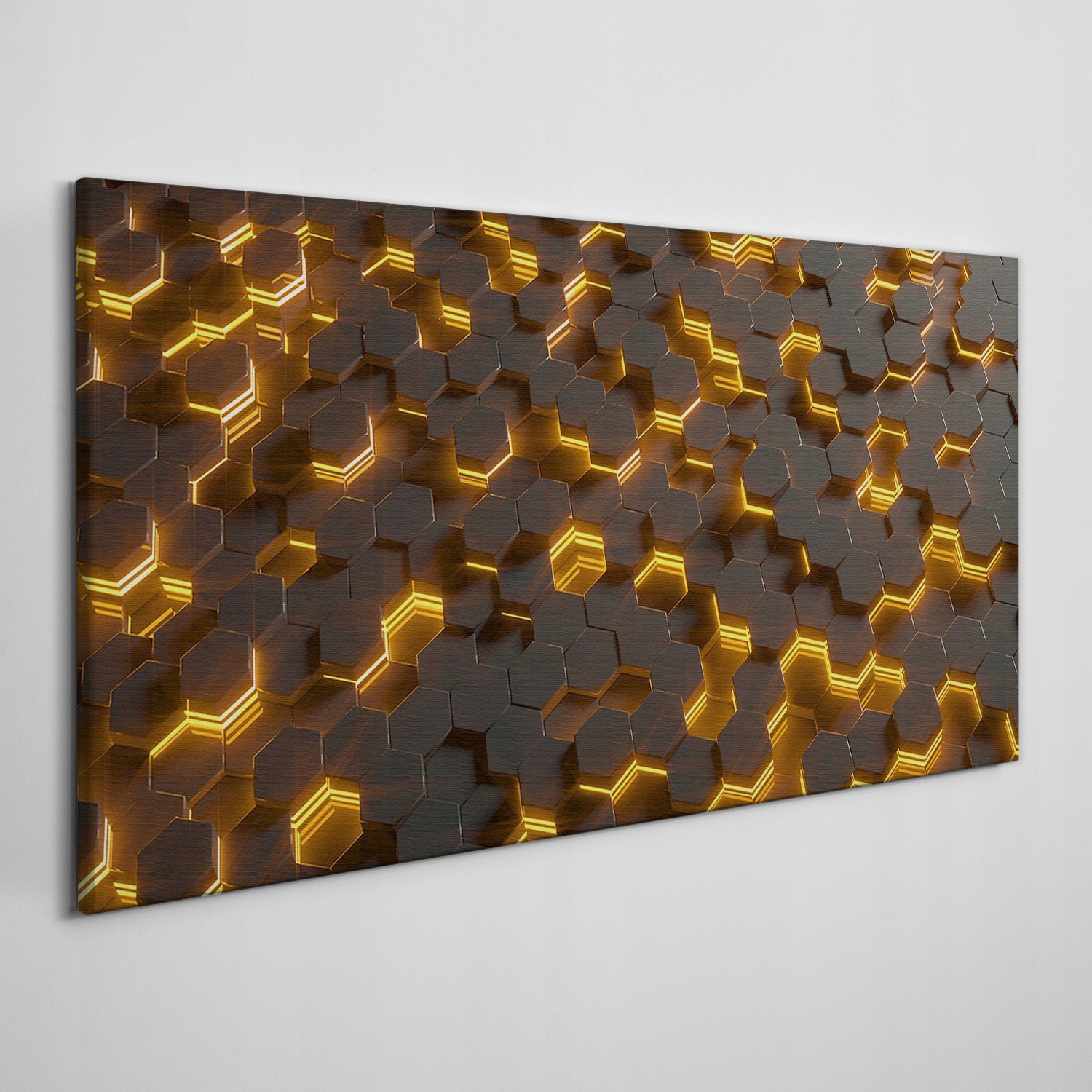 

Obraz na płótnie na ramie Sześciokąty 140x70 cm