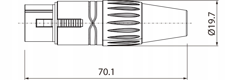 ROXTONE XP3FM WTYK XLR ŻEŃSKI + MĘSKI CANON 2 SZTUKI KOMPLET Model XP3FMKOMPLET