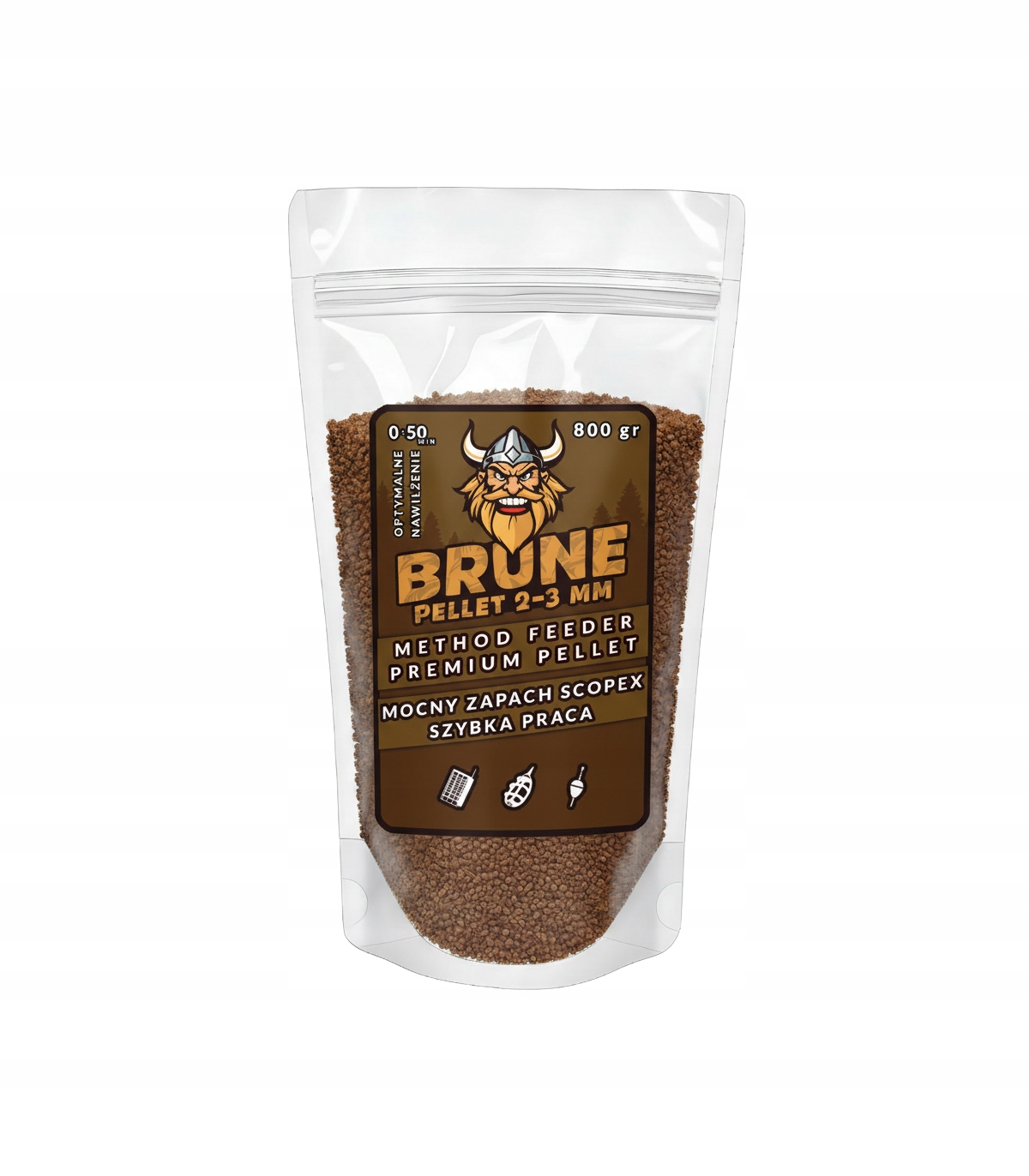 Method Feeder Pellet Brune Sweet Słodki 2-3 mm Eko Baits Na Karpia
