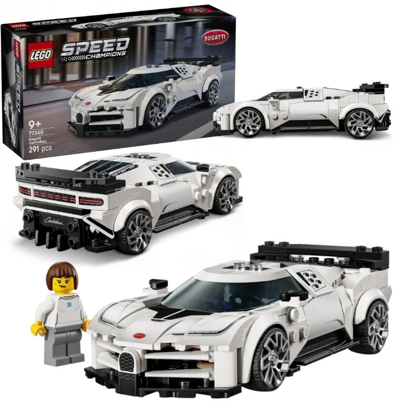 Lego Speed Champions Bugatti Auto Sportowe Bolid F1 Formula 1 bugati