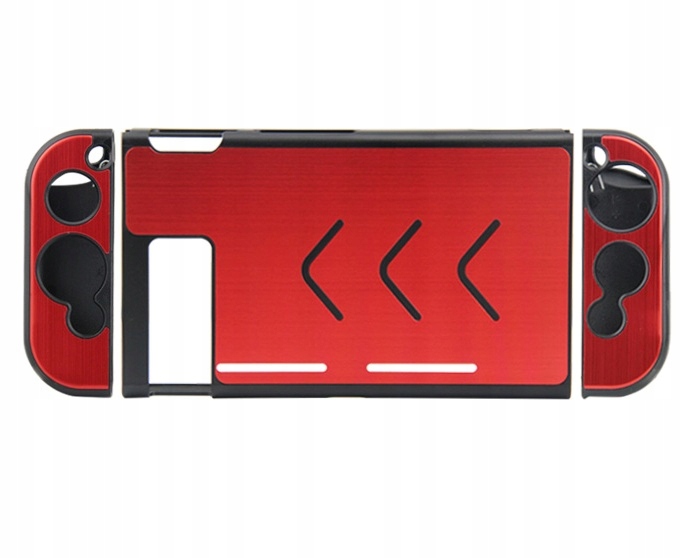 IRIS Pancerz etui armor case tworzywo + aluminium na Switch v1 v2 czerwony