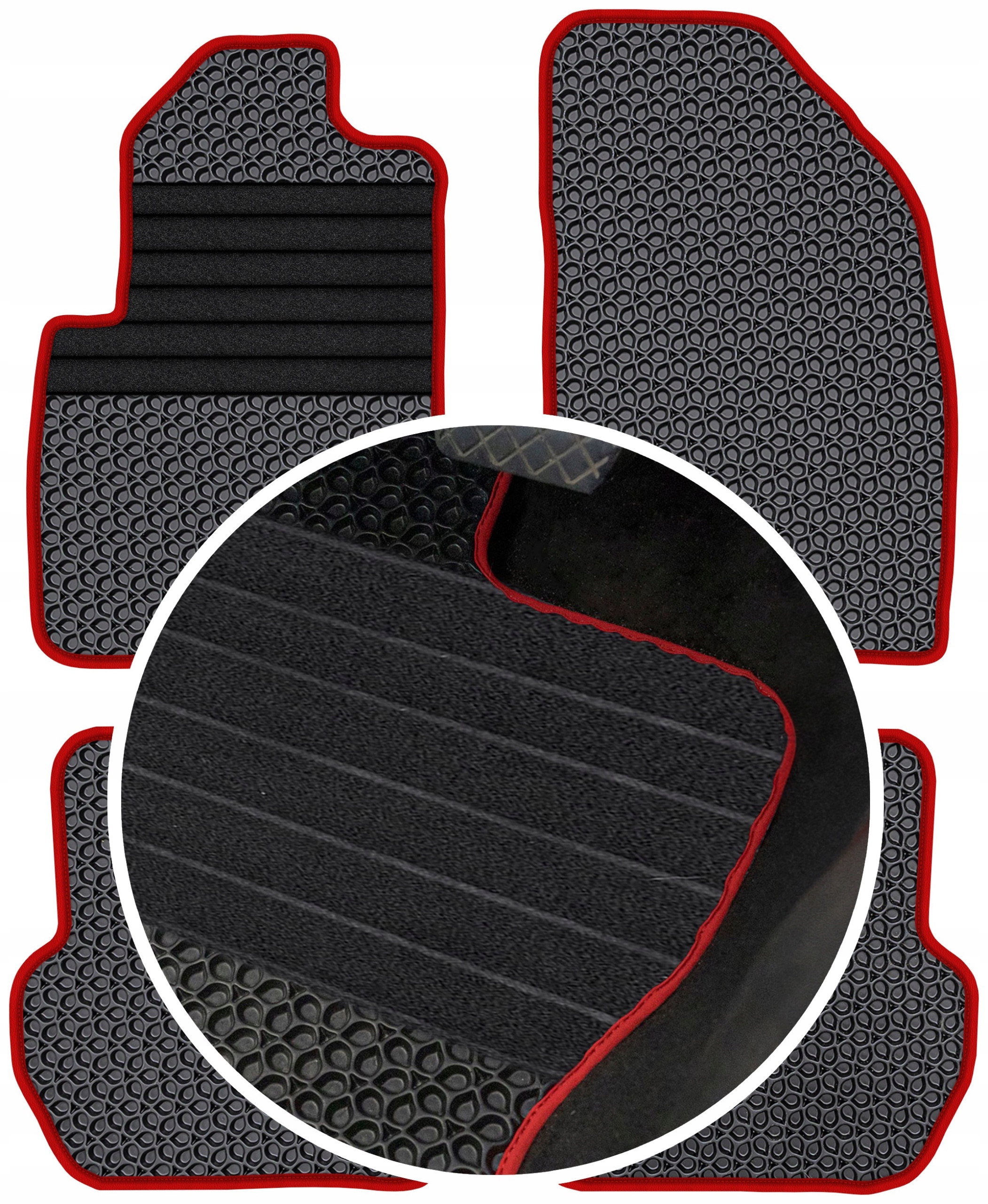 Ford Fiesta MK5 2005-2008 Gumové rohože Eva Eternity Posilnenie XXL
