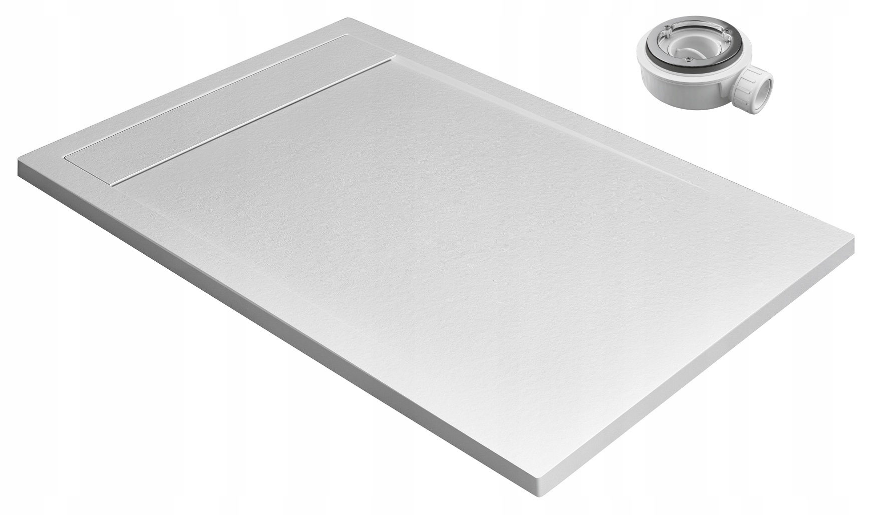 Radaway Brodzik Teos F 110×90 biały syfon HS1