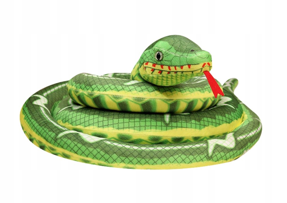 Maskotka Pluszowa Wąż Zielony 400 cm Lean Toys