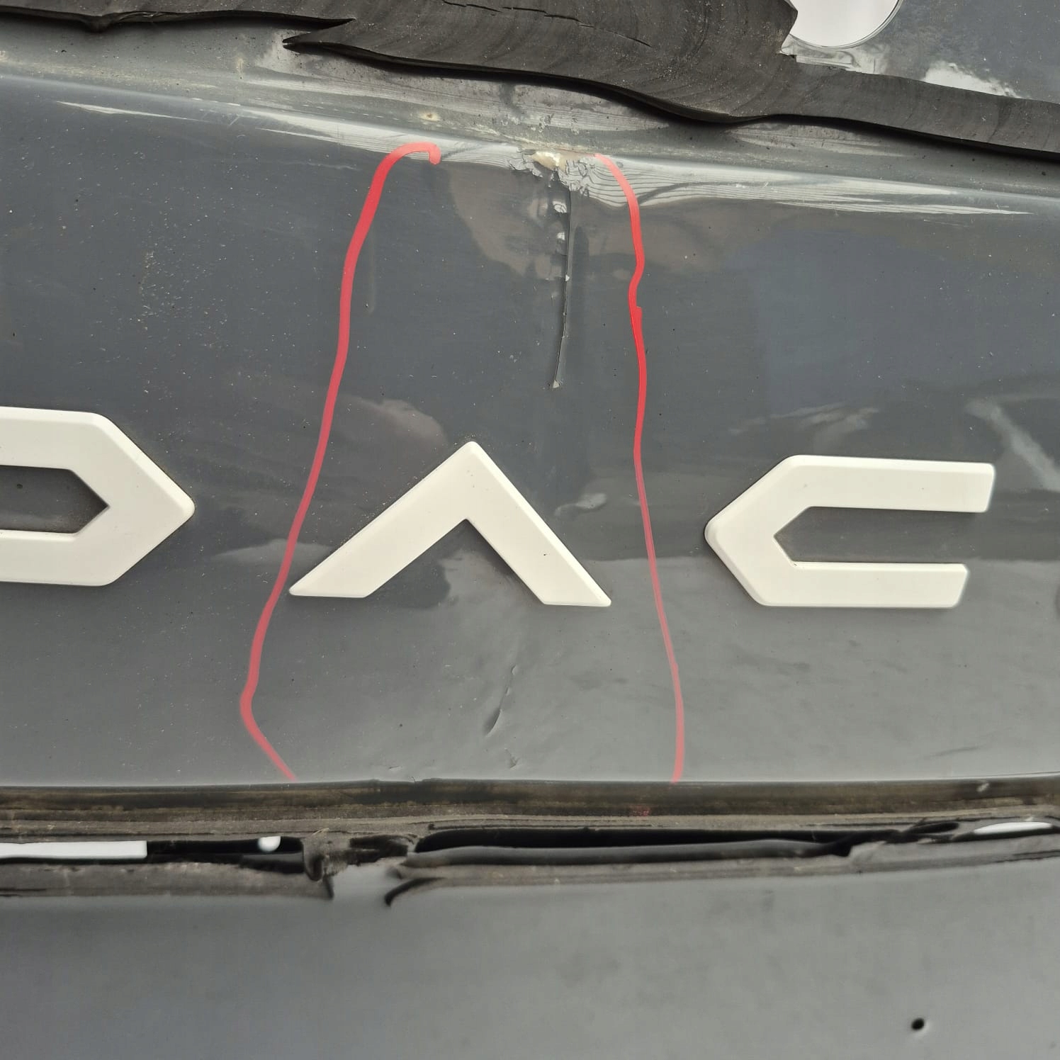 DACIA DUSTER II 2 LIFT 22- trunk door boot rear part rear