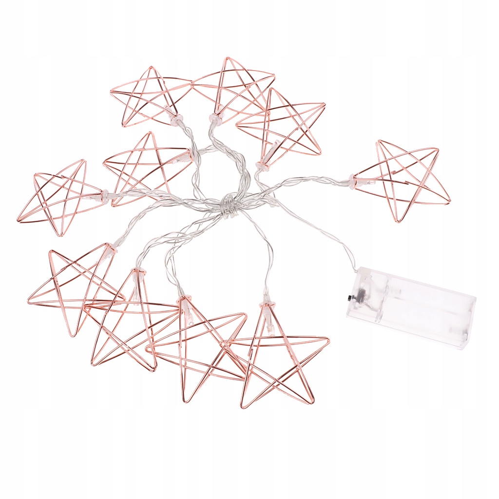 

Łańcuchy świetlne w kolorze różowego złota Led Light Warm