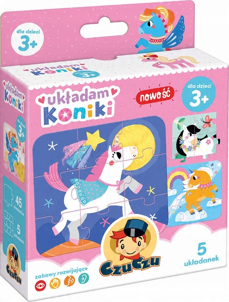

Moje Pierwsze Puzzle Układam Koniki Czu Czu 3+