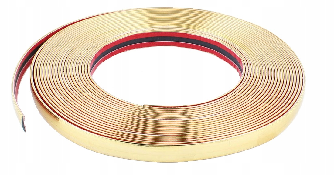 5 metrów LISTWY OZDOBNE TAŚMA ZŁOTA GOLD 21 MM