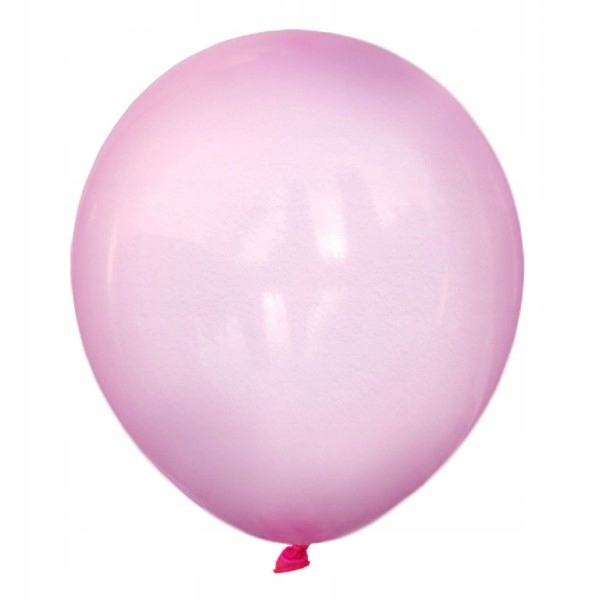 

Balon krystaliczny przeźroczysty różowy- 10szt