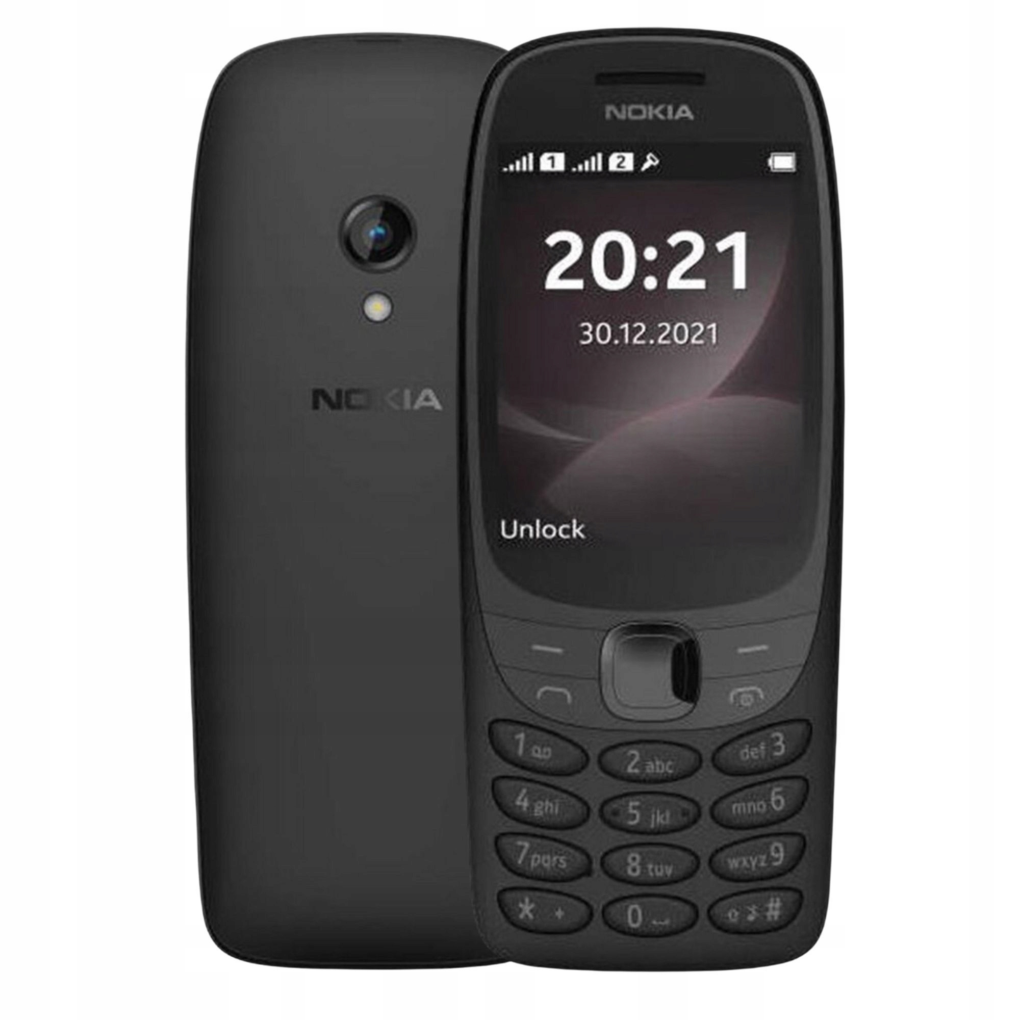 Telefon Hmd Nokia 6310 TA-1607 Ds Czarny Bt 5.0 Led Usb-c 1450mAh