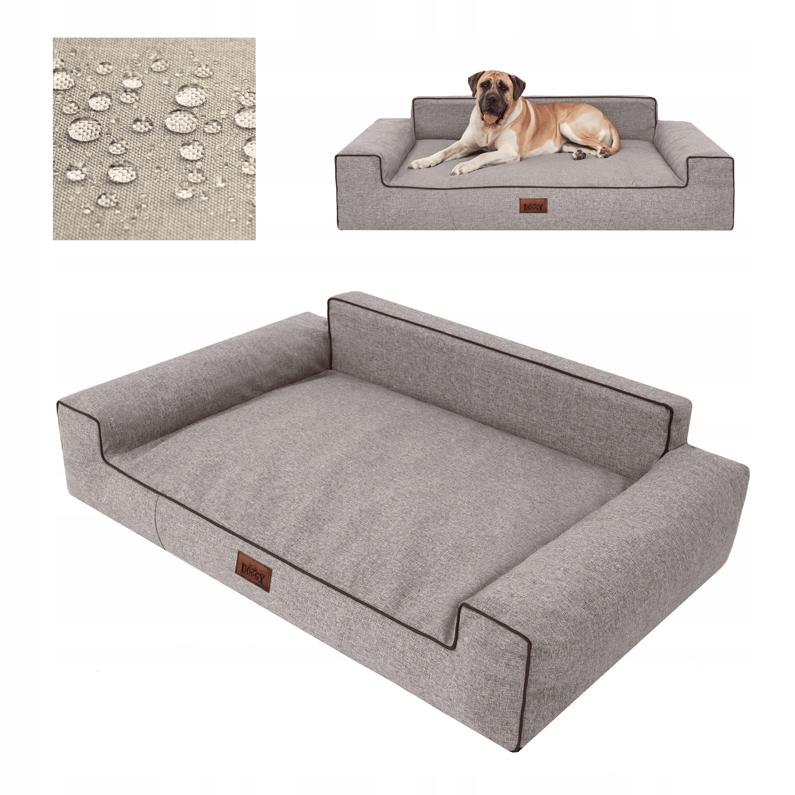 Pelíšek pro psa, voděodolná matrace potah kotec pro psa XXL 116x78 cm