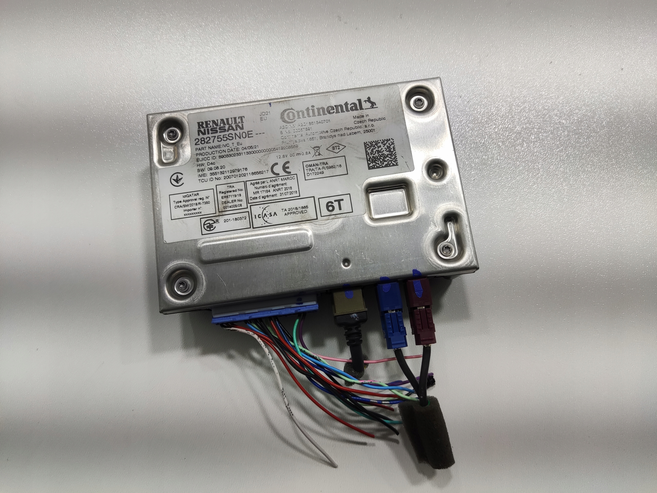 module control unit KOMFORTU NISSAN NAVARA IV D23 NP300 282755SN0E 2015-2022