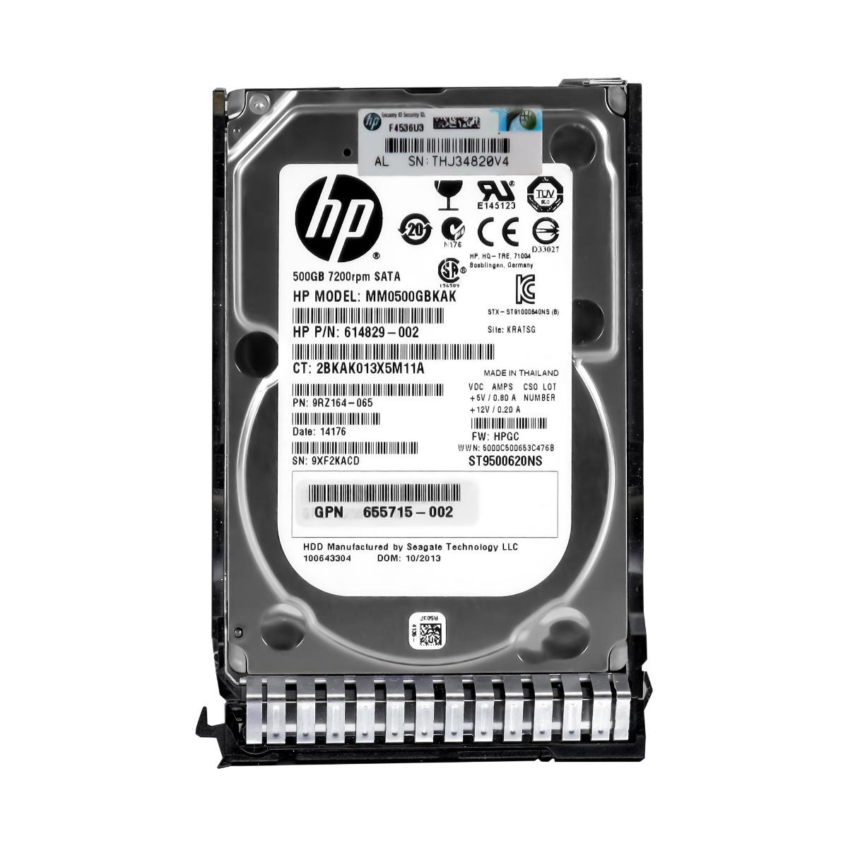 Hp 614829-002 500GB Sata III 7.2K 64MB 2.5'' MM0500GBKAK