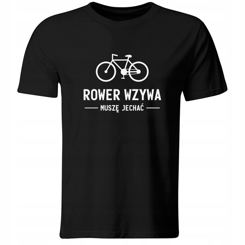 

Koszulka Rower Wzywa, Muszę Jechać Czarna Roz. M