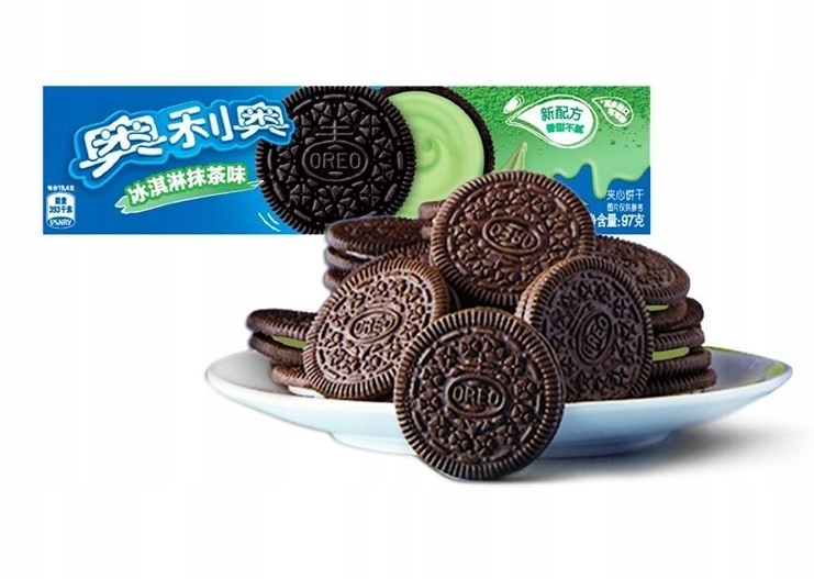OREO Matcha 97g Ciastka Smak Herbaty Matcha Kod producenta 6901668005892