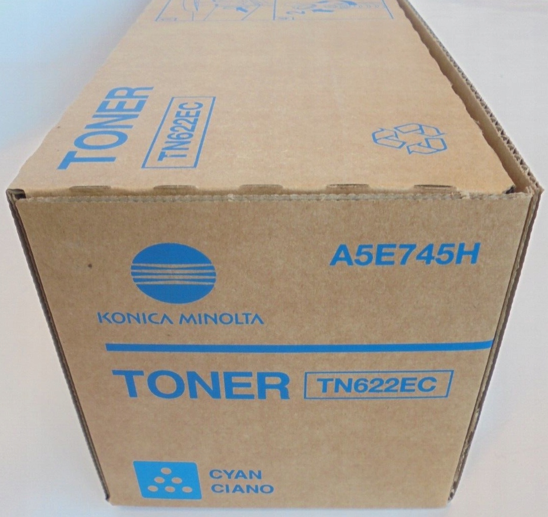 Origin Toner Konica minolta TN622 TN622C TN622EC C6085 C6100 cyan