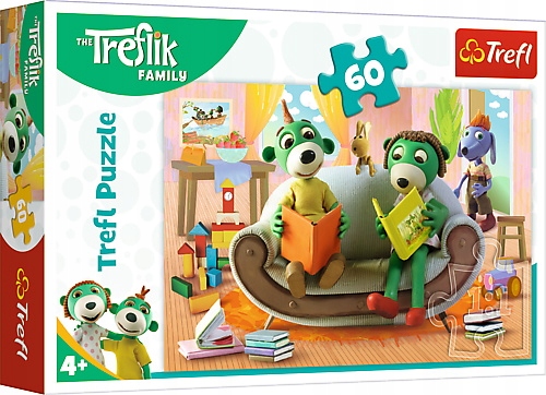 

Puzzle 60-EL.TREFL 17345 Rodzina Terfilkow