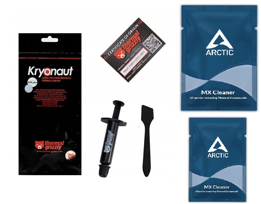 

Thermal Grizzly Kryonaut 1g Chusteczki do Pasty