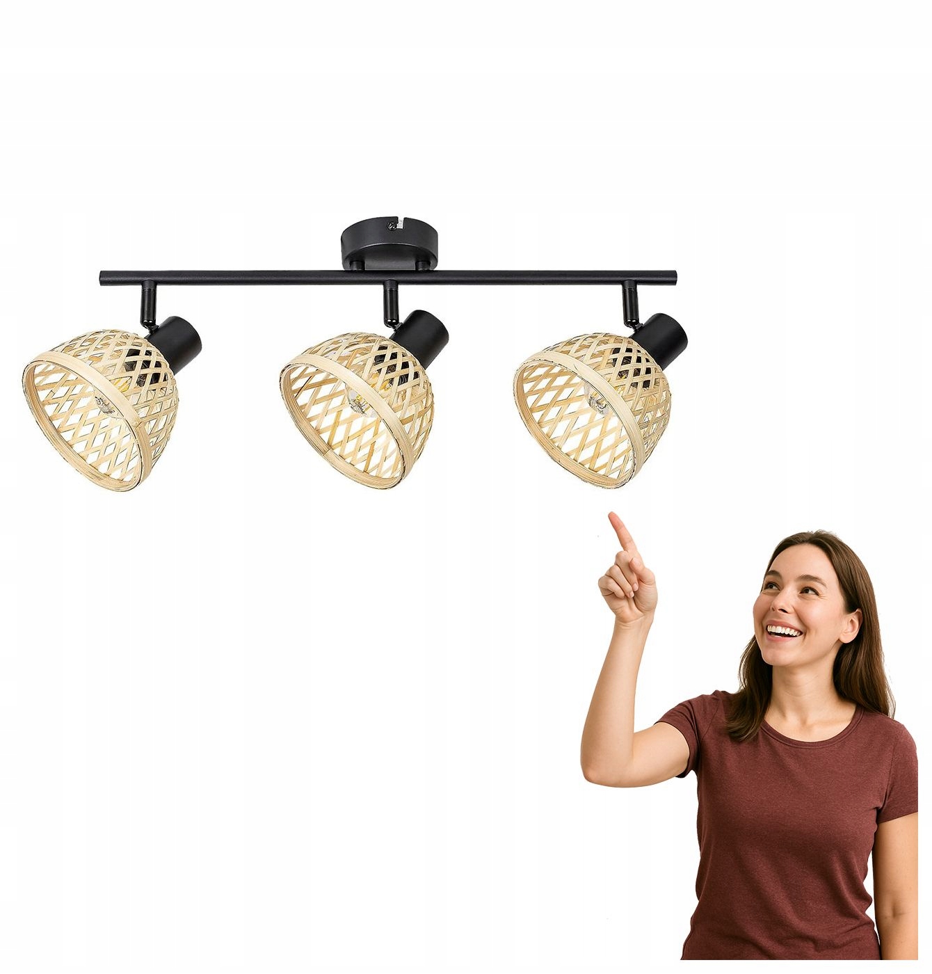 Spotová reflektorová lampa Rattan 3135 Rabalux