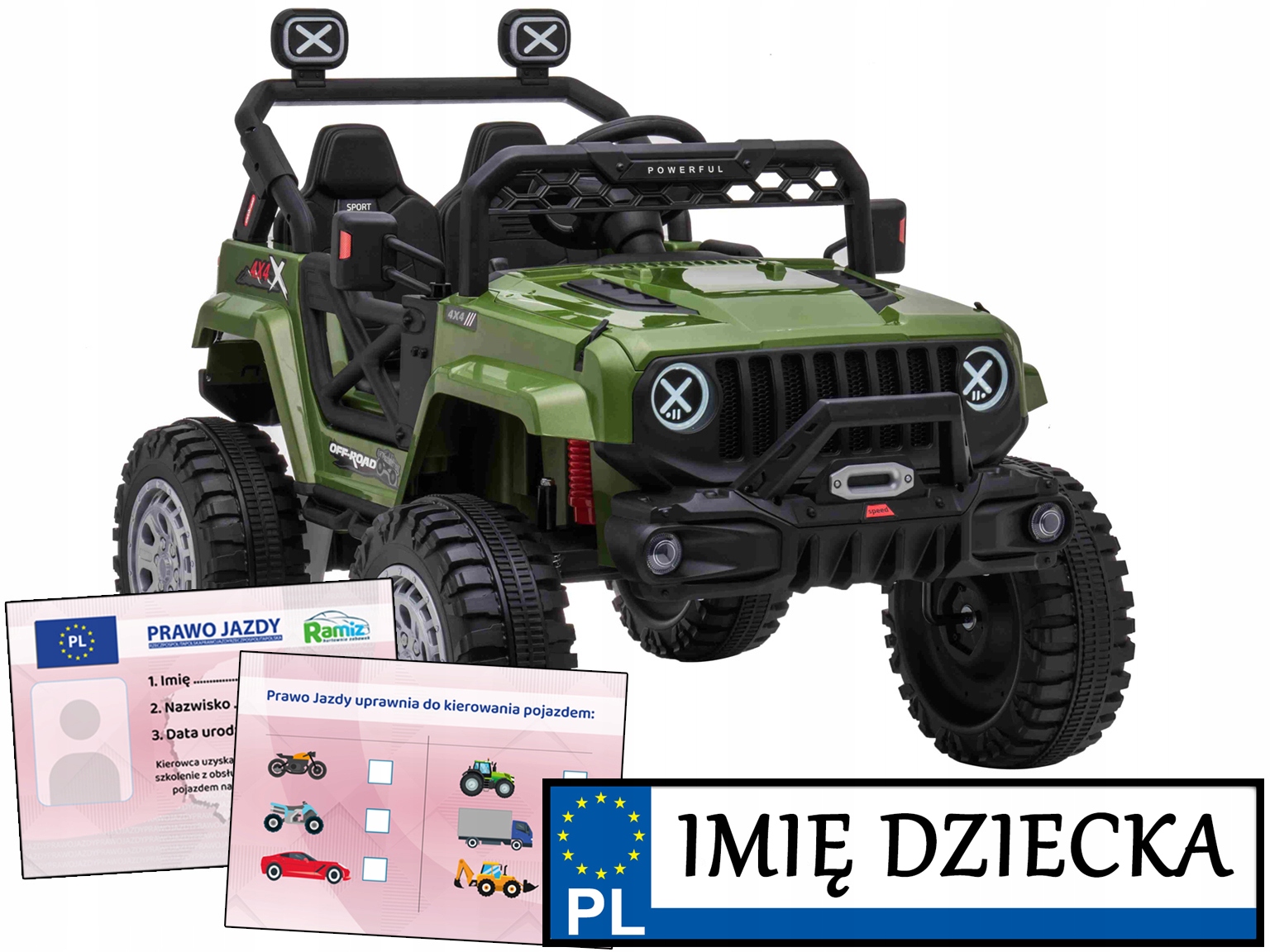 Pojazd Elektryczny Dla Dzieci Off Road Speed terenówka 4x4