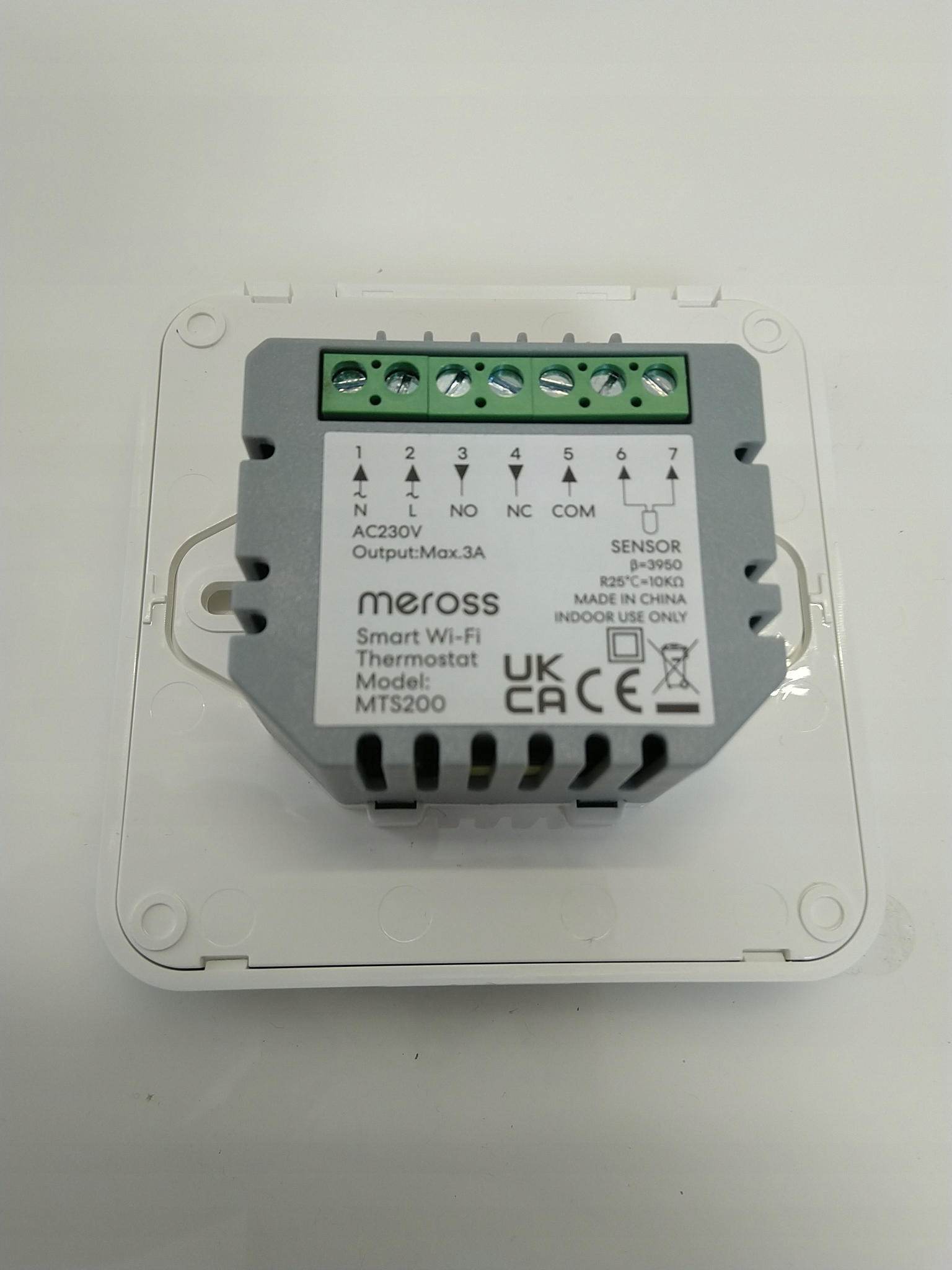E7 Meross MTS200 Inteligentny termostat HomeKit WiFi Kod producenta 1245