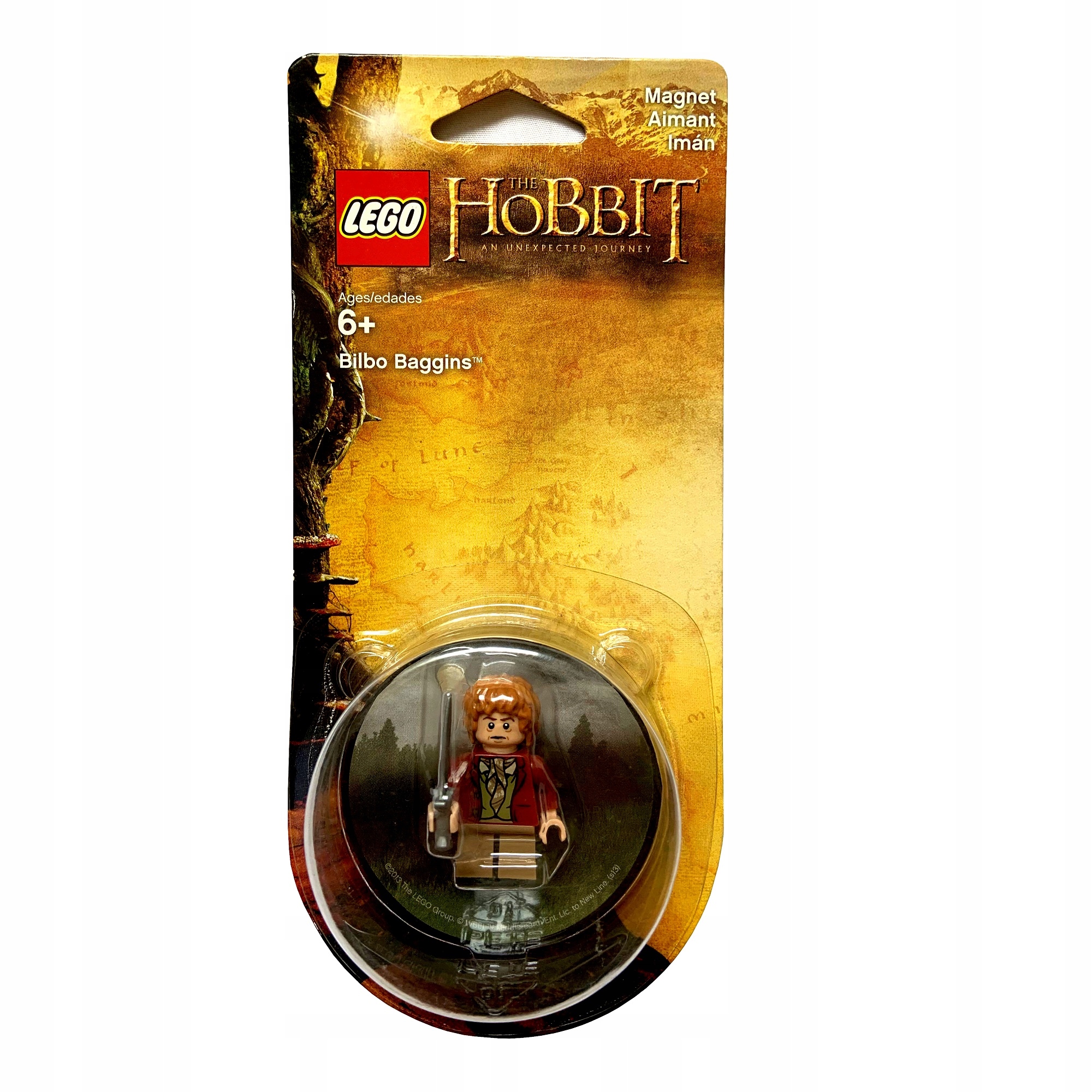Lego Hobbit 850682 Bilbo Baggins magnes Misb Władca Pierścieni Lotr 2013