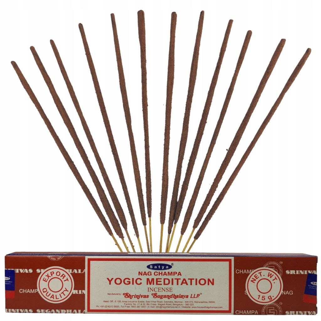 

Kadzidełka Satya Nag Champa Yogic Meditation 15g