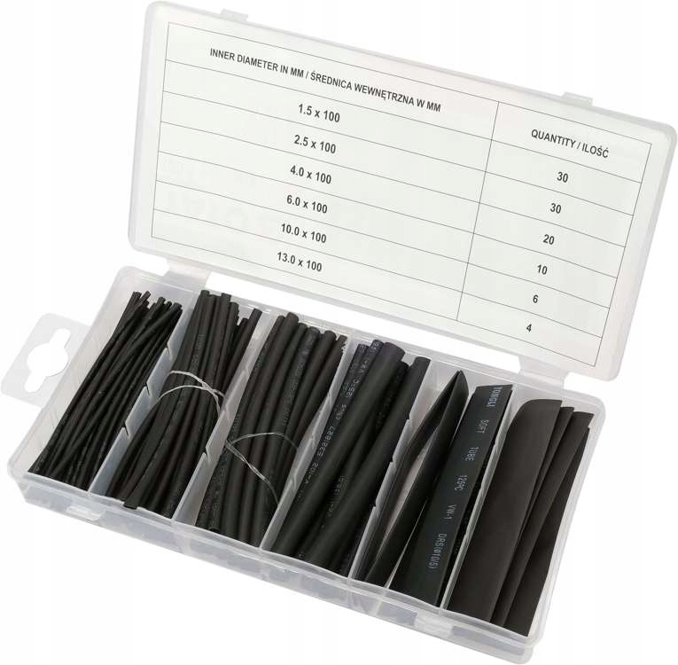 YATO ZESTAW RUREK TERMOKURCZLIWYCH KOSZULKI 100SZT