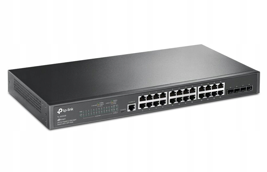 TP-Link TL-SG3428 JetStream 24-Port Gigabit L2+ Managed Switch/ 4x Gigabi