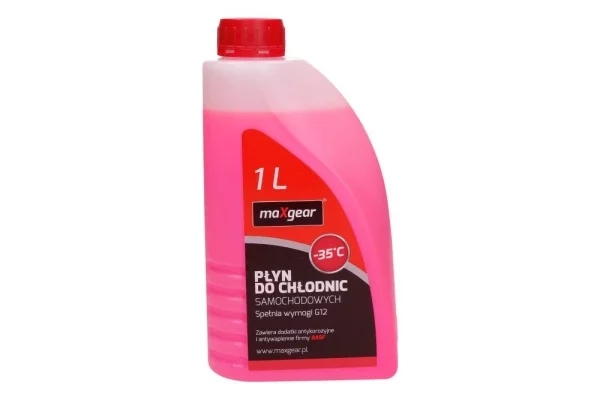 Płyn Do Chłodnic 1L -35C Różowy G12 Na Dodatkach Basf 36-0074 Maxgear
