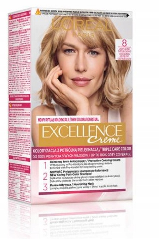 L'Oreal Excellence Farba Do Włosów 8