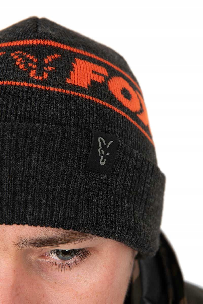 Czapka Collection Beanie Hat Black Orange Fox Kolor dominujący inny