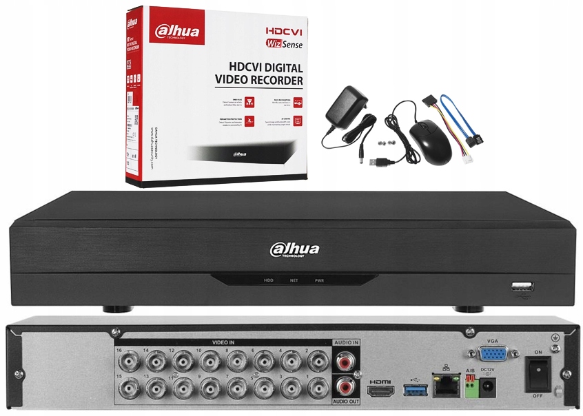 Záznamník Dahua XVR5116H-4KL-I3 16 kanálů pro 8Mpx Xvr Ahd Tvi CVI