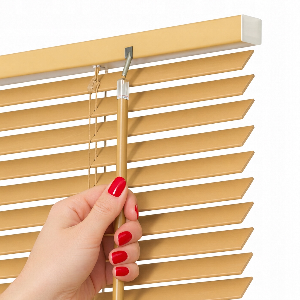 Žaluzie roleta Dřevěná 25 mm přírodní 50 x 140 cm