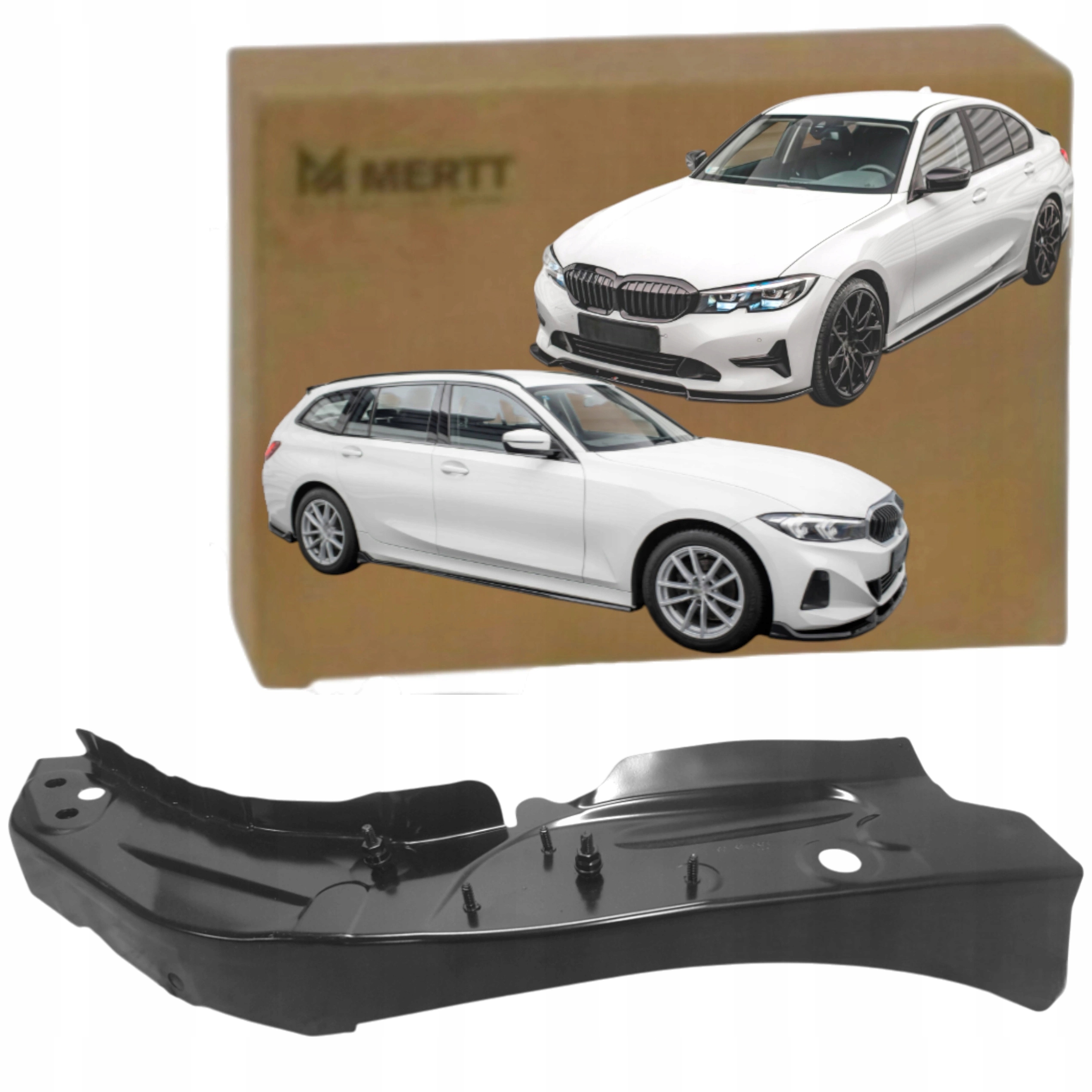 Bmw 3 G20 G21 18- Levá Čtvercová podšívka zástěra podélník horní část výklenku kola