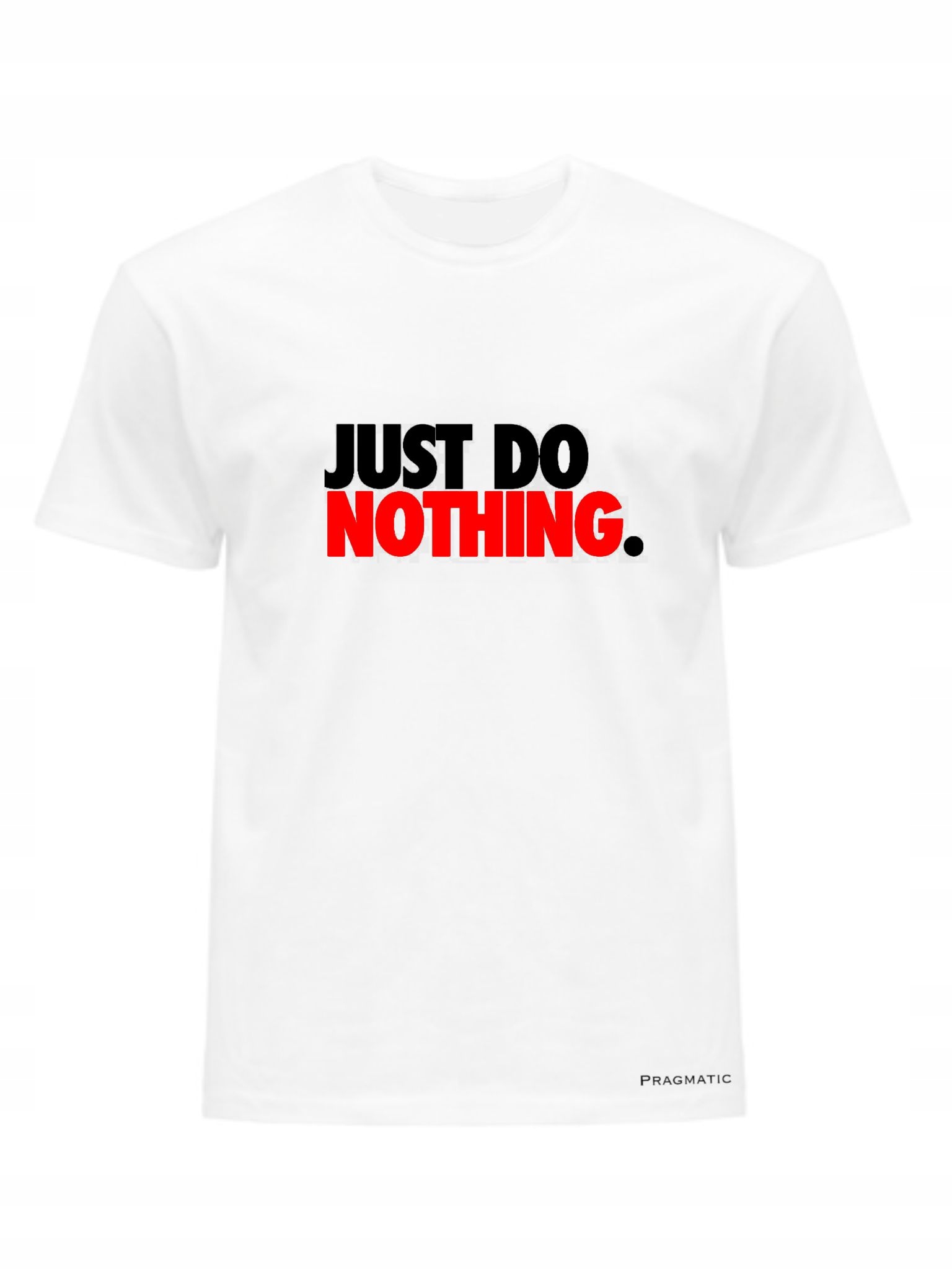 

Koszulka T-shirt Męski Biały Just Do Nothing XL