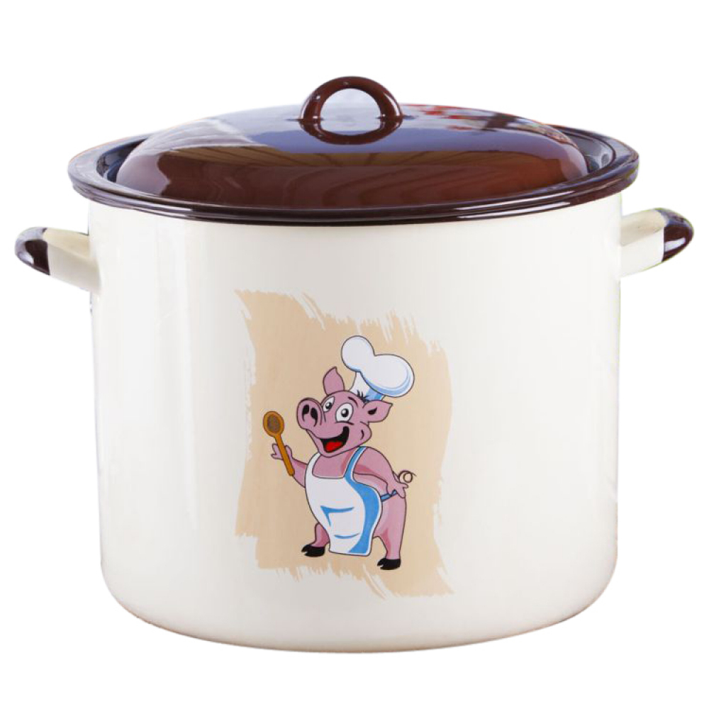 

Garnek gastronomiczny emaliowany Silesia 19 l