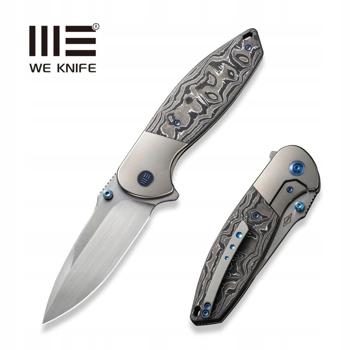 Zavírací Nůž We Knife Nitro Og Gray Titan/Alu (WE23035-3)