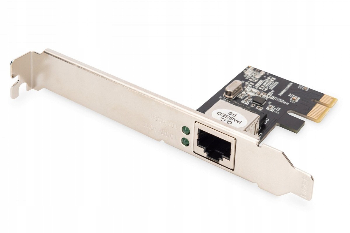Karta sieciowa przewodowa Pci Express do Gigabit 10/100/1000Mbps, Low Profi