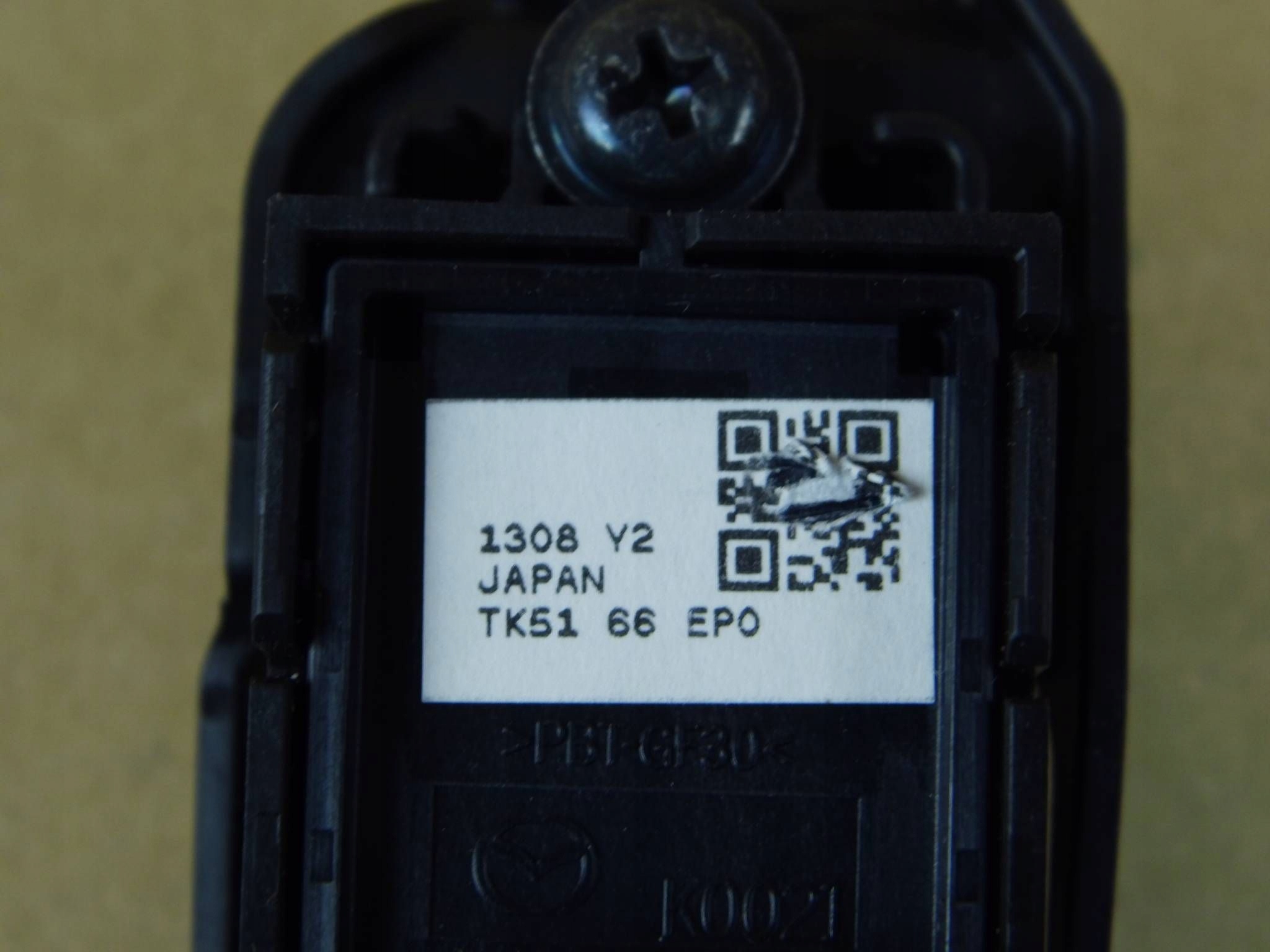 Mazda CX-9 CX9 button switch electric brake TK51 66 EP0