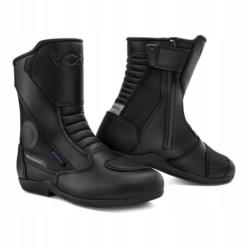 Turistické motocyklové topánky Vorg Flextour Black čierne Darčeky