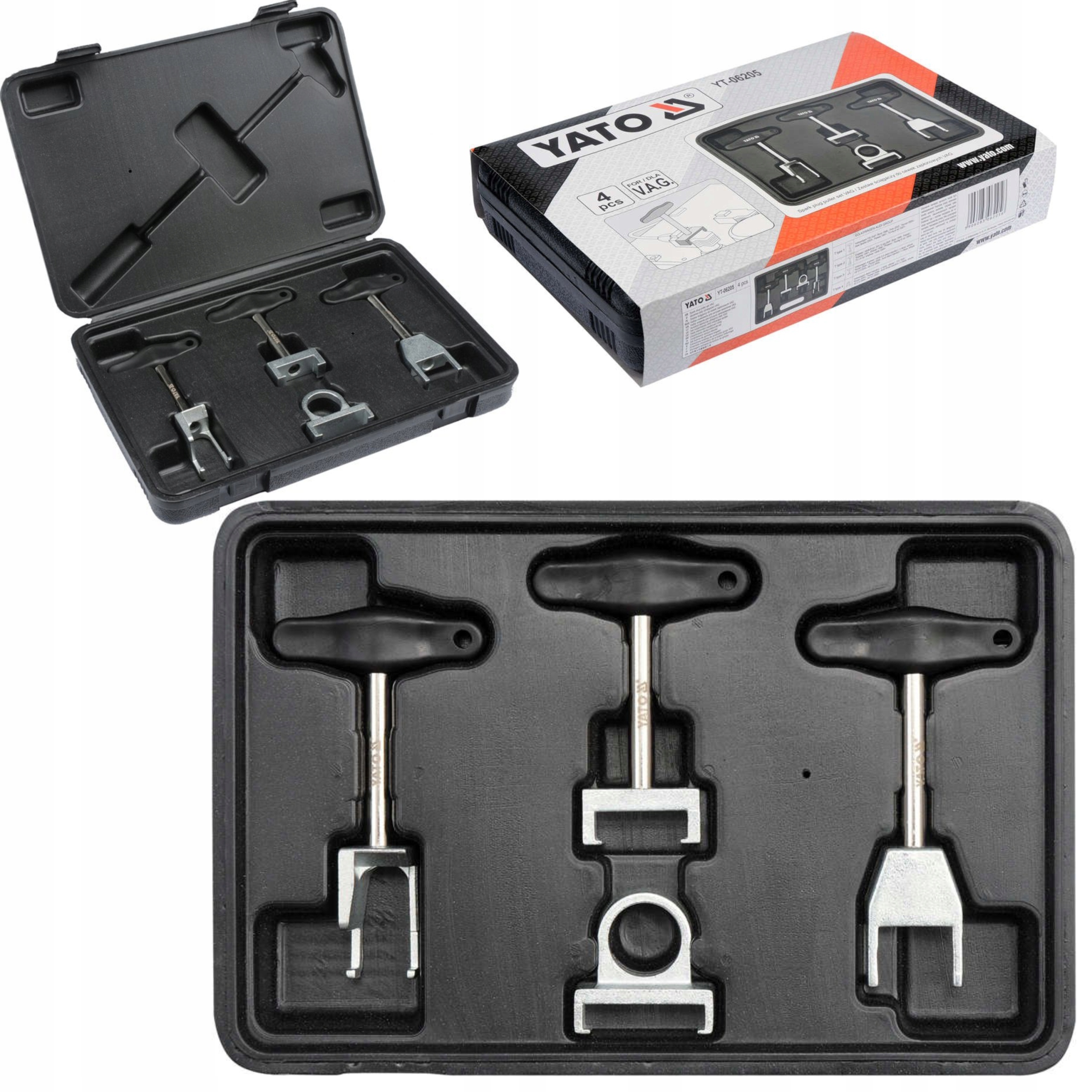 Ściągacz ŚCIĄGACZE DO CEWEK ZAPŁONOWYCH z grupy VAG 4cz YT-06205 Marka inna