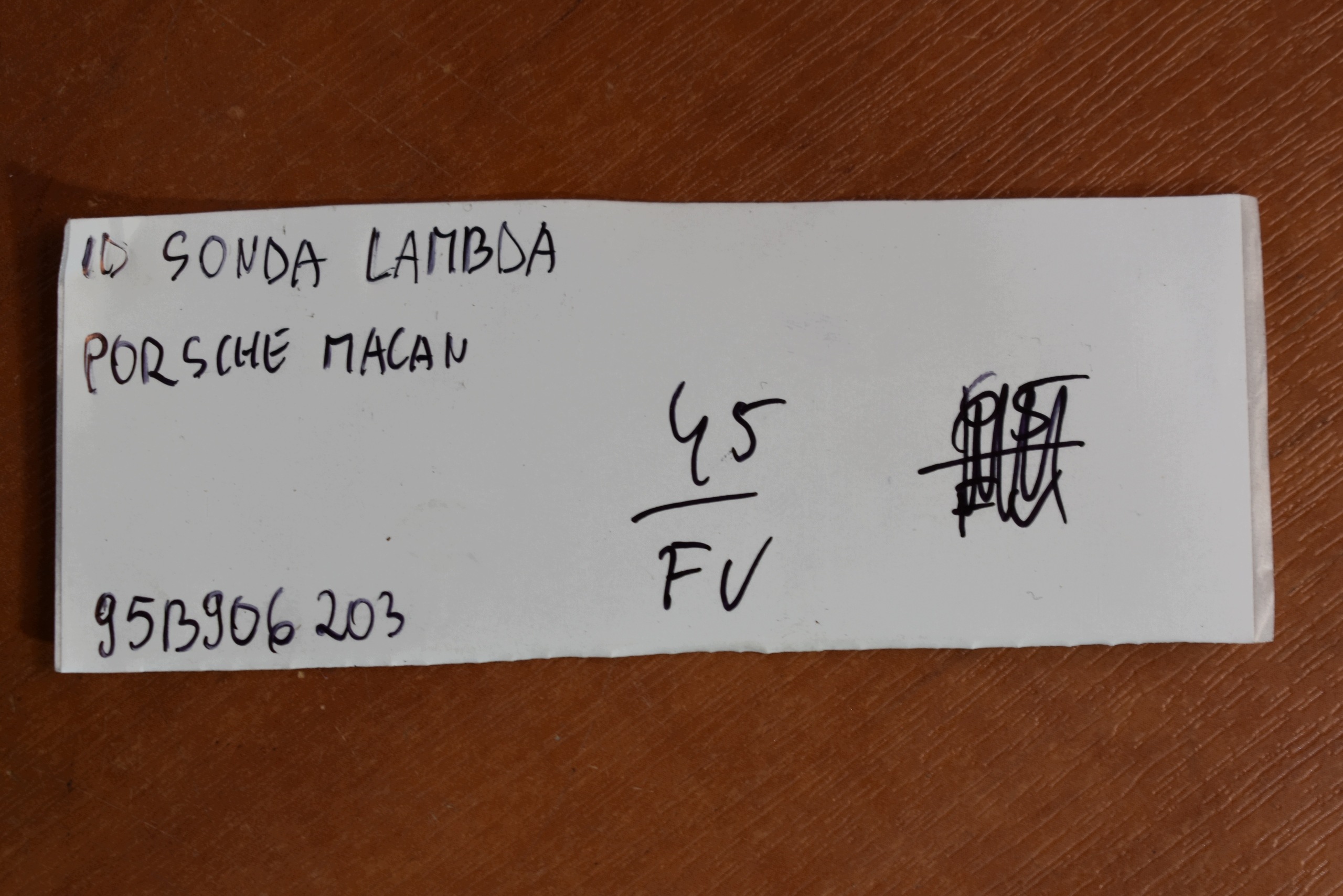 ideální stav SONDA LAMBDA PORSCHE MACAN 1