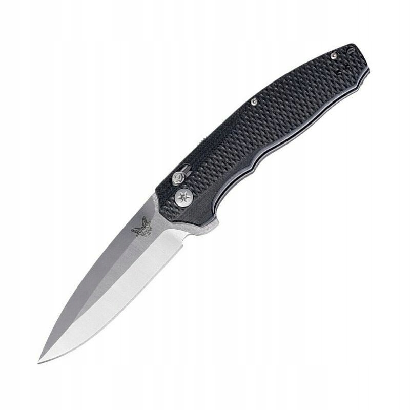 Benchmade 495 Vector nóż kieszonkowy ze wspomaganiem 9,1 cm, czarny, G10